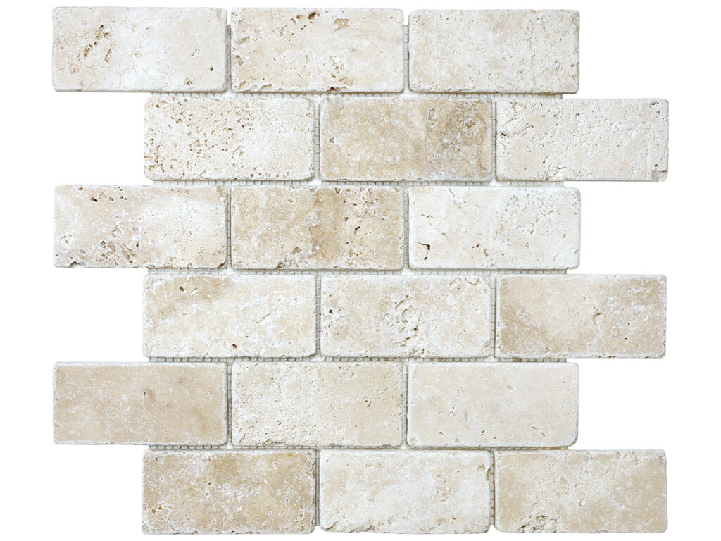 2" x 4" Tumbled Brick